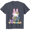 image:imageHello Kitty Easter Bunny Logo Tee Shirt TShirtHeather Blue
