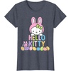image:imageHello Kitty Easter Bunny Logo Tee Shirt TShirtHeather Blue