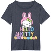 image:imageHello Kitty Easter Bunny Logo Tee Shirt TShirtHeather Blue