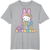 image:imageHello Kitty Easter Bunny Logo Tee Shirt TShirtHeather Grey