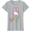 image:imageHello Kitty Easter Bunny Logo Tee Shirt TShirtHeather Grey