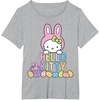 image:imageHello Kitty Easter Bunny Logo Tee Shirt TShirtHeather Grey