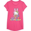image:imageHello Kitty Easter Bunny Logo Tee Shirt TShirtPink Heather