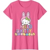 image:imageHello Kitty Easter Bunny Logo Tee Shirt TShirtPink Heather