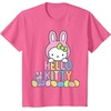 image:imageHello Kitty Easter Bunny Logo Tee Shirt TShirtPink Heather