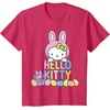 image:imageHello Kitty Easter Bunny Logo Tee Shirt TShirtRed Heather