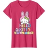 image:imageHello Kitty Easter Bunny Logo Tee Shirt TShirtRed Heather