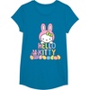 image:imageHello Kitty Easter Bunny Logo Tee Shirt TShirtSapphire Blue