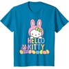 image:imageHello Kitty Easter Bunny Logo Tee Shirt TShirtSapphire Blue