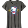 image:imageHello Kitty Fireworks Sparklers USA Americana Patriotic Star TShirtAsphalt Grey