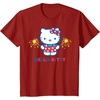 image:imageHello Kitty Fireworks Sparklers USA Americana Patriotic Star TShirtCranberry Red