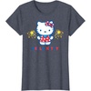 image:imageHello Kitty Fireworks Sparklers USA Americana Patriotic Star TShirtHeather Blue