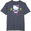 image:imageHello Kitty Fireworks Sparklers USA Americana Patriotic Star TShirtHeather Blue