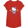 image:imageHello Kitty Fireworks Sparklers USA Americana Patriotic Star TShirtRed