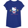 image:imageHello Kitty Fireworks Sparklers USA Americana Patriotic Star TShirtRoyal Blue