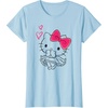 image:imageHello Kitty Girly Hearts Tee Shirt TShirtBaby Blue
