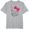 image:imageHello Kitty Girly Hearts Tee Shirt TShirtHeather Grey