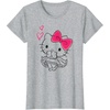 image:imageHello Kitty Girly Hearts Tee Shirt TShirtHeather Grey