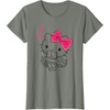 image:imageHello Kitty Girly Hearts Tee Shirt TShirtOlive Heather