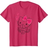 image:imageHello Kitty Girly Hearts Tee Shirt TShirtRed Heather