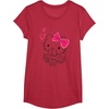 image:imageHello Kitty Girly Hearts Tee Shirt TShirtRed Heather