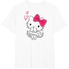 image:imageHello Kitty Girly Hearts Tee Shirt TShirtWhite