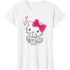 image:imageHello Kitty Girly Hearts Tee Shirt TShirtWhite