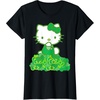 image:imageHello Kitty Green Bows and Clovers Tee Shirt TShirtBlack