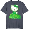 image:imageHello Kitty Green Bows and Clovers Tee Shirt TShirtHeather Blue