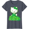 image:imageHello Kitty Green Bows and Clovers Tee Shirt TShirtHeather Blue