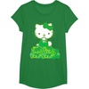 image:imageHello Kitty Green Bows and Clovers Tee Shirt TShirtKelly Green