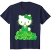image:imageHello Kitty Green Bows and Clovers Tee Shirt TShirtNavy Blue