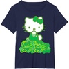 image:imageHello Kitty Green Bows and Clovers Tee Shirt TShirtNavy Blue