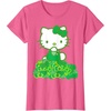 image:imageHello Kitty Green Bows and Clovers Tee Shirt TShirtPink Heather