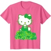 image:imageHello Kitty Green Bows and Clovers Tee Shirt TShirtPink Heather