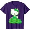 image:imageHello Kitty Green Bows and Clovers Tee Shirt TShirtPurple