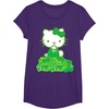 image:imageHello Kitty Green Bows and Clovers Tee Shirt TShirtPurple