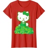 image:imageHello Kitty Green Bows and Clovers Tee Shirt TShirtRed
