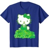 image:imageHello Kitty Green Bows and Clovers Tee Shirt TShirtRoyal Blue