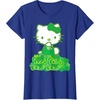 image:imageHello Kitty Green Bows and Clovers Tee Shirt TShirtRoyal Blue