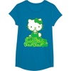 image:imageHello Kitty Green Bows and Clovers Tee Shirt TShirtSapphire Blue