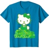 image:imageHello Kitty Green Bows and Clovers Tee Shirt TShirtSapphire Blue
