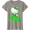 image:imageHello Kitty Green Bows and Clovers Tee Shirt TShirtSlate Grey