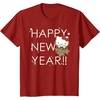 image:imageHello Kitty Happy New Year 2019 Tee Shirt TShirtCranberry Red