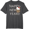 image:imageHello Kitty Happy New Year 2019 Tee Shirt TShirtDark Heather Grey
