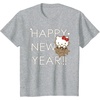 image:imageHello Kitty Happy New Year 2019 Tee Shirt TShirtHeather Grey
