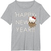 image:imageHello Kitty Happy New Year 2019 Tee Shirt TShirtHeather Grey