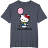image:imageHello Kitty Hello Birthday TShirtHeather Blue
