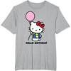 image:imageHello Kitty Hello Birthday TShirtHeather Grey