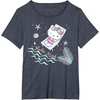 image:imageHello Kitty Hello Summer Tee Shirt TShirtHeather Blue